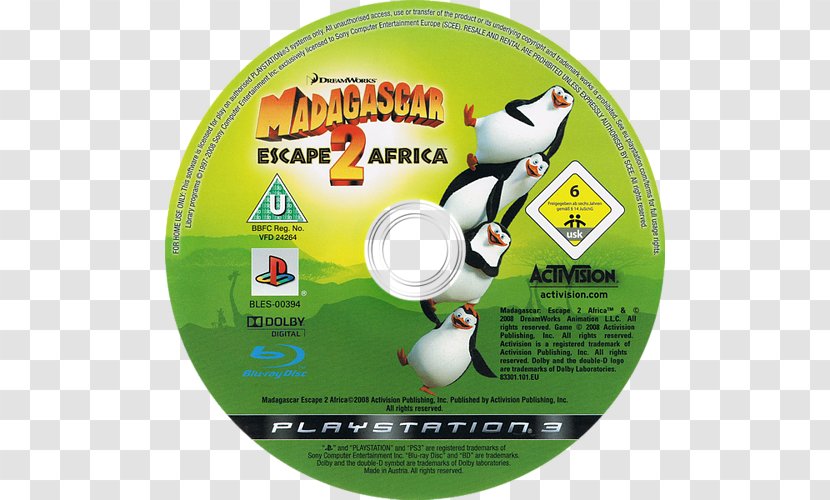 Madagascar: Escape 2 Africa PlayStation 3 Game YouTube - Golf Balls - Madagascar Marty Transparent PNG
