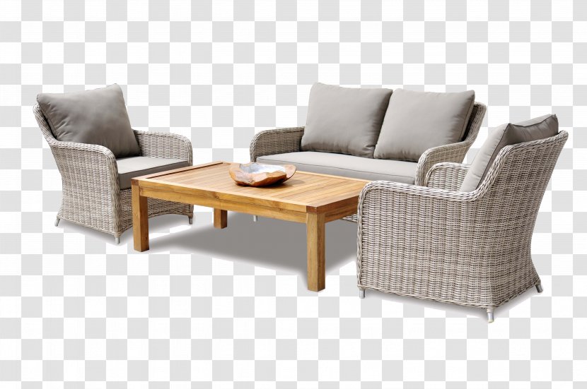 Coffee Tables Couch Wicker Furniture - Loveseat Transparent PNG