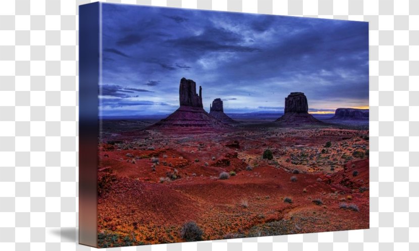 Badlands Monument Valley Butte Gallery Wrap Canvas - Stock Photography Transparent PNG