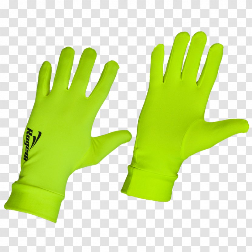 Cycling Glove Clothing Accessories Shoe - Yellow - Antiskid Gloves Transparent PNG