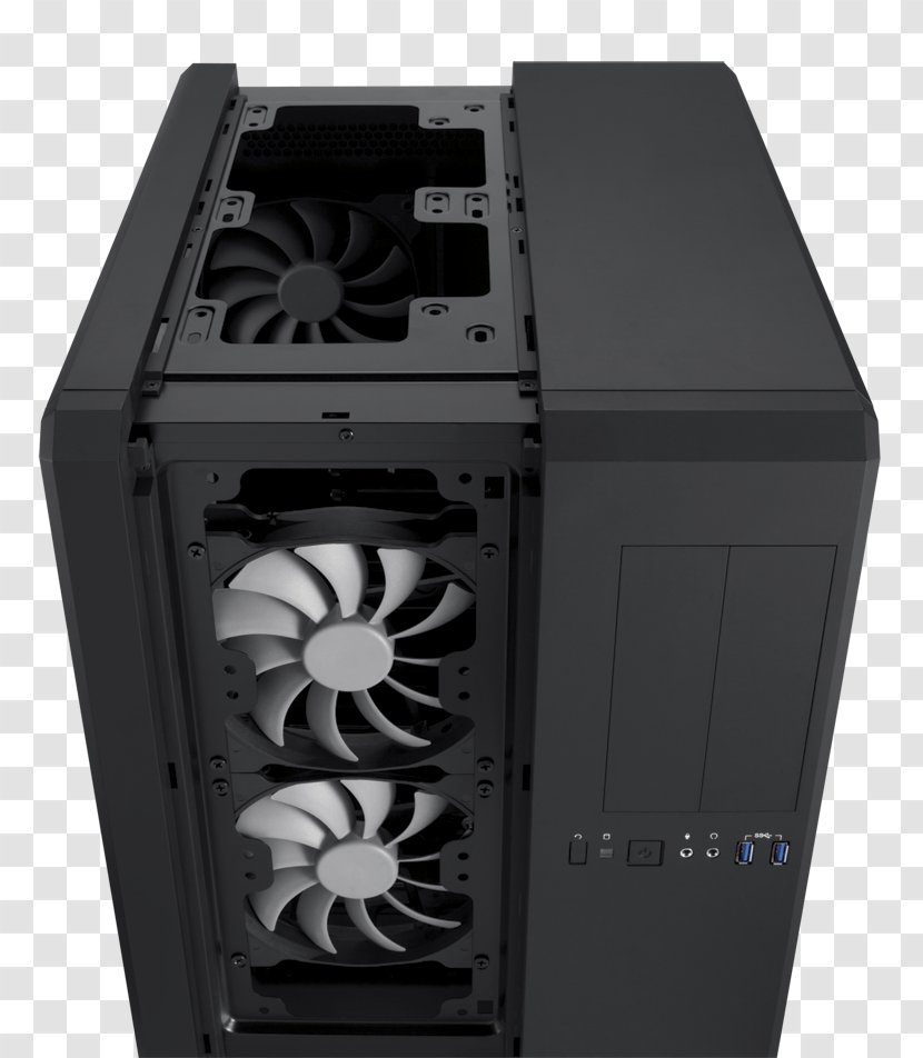 Computer Cases & Housings Corsair Carbide Series Air 540 High Airflow ATX Cube Case Power Supply Unit - Atx - Polaroid Accessories Transparent PNG