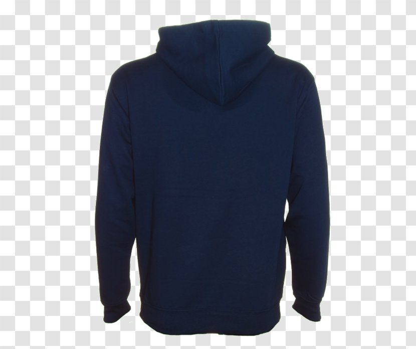 Hoodie Polo Shirt Polar Fleece Sleeve Sweater - Cobalt Blue Transparent PNG