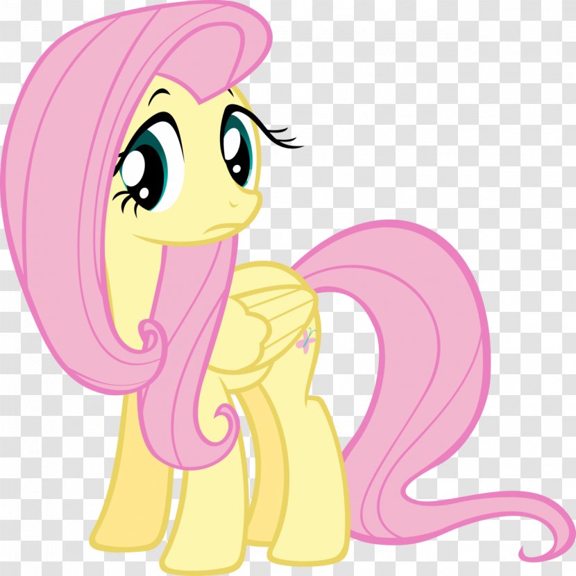 Fluttershy Pony Pinkie Pie Twilight Sparkle Rainbow Dash - Cartoon - Petals Fluttered In Front Transparent PNG