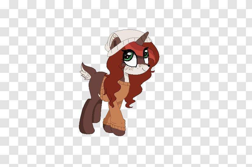 Pony Horse Cat Dog Character - Tail Transparent PNG