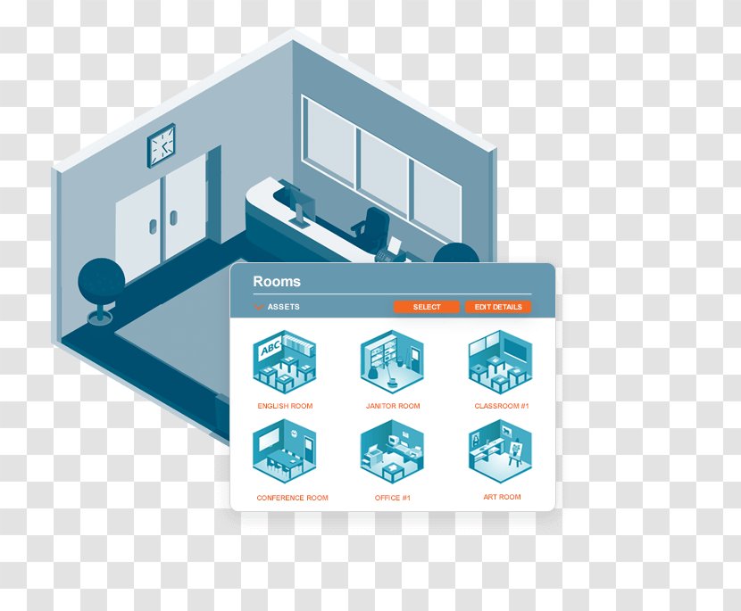 Parago Software Service Management Office - Diagram - Isometric Building Illustration Transparent PNG