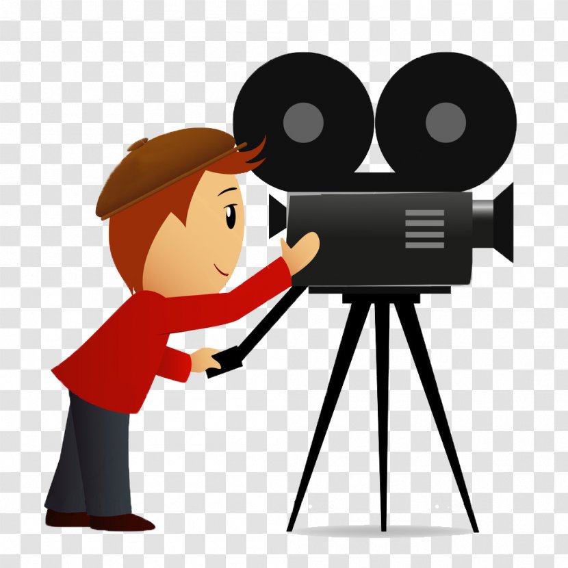 Camera Operator Film Cartoon Photography - Communication - Movie Theatre Transparent PNG