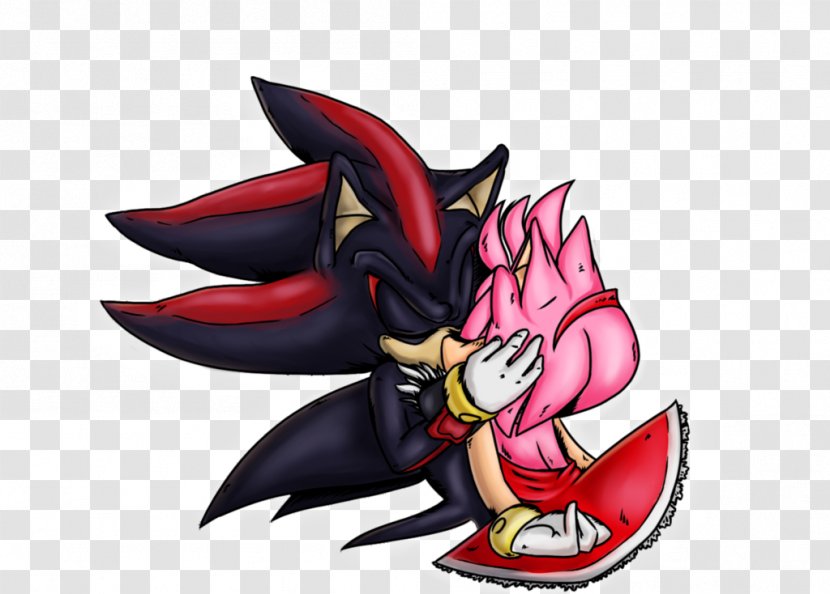 Shadow The Hedgehog Sonic Amy Rose Drawing Kiss - No One Lives Forever Transparent PNG