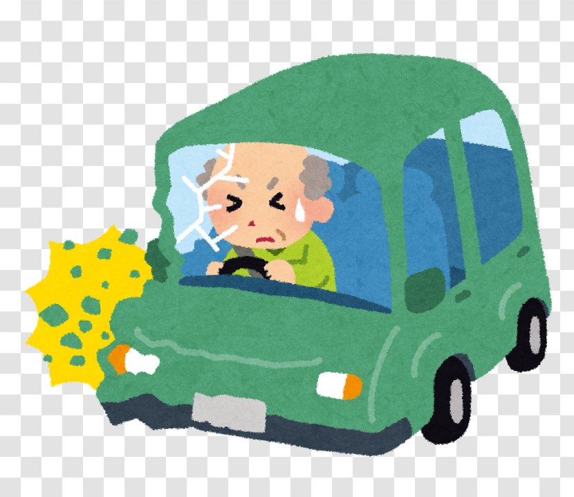 Traffic Collision Old Age 認知 Permis De Conduire Au Japon Population Ageing - Grass - Caregiver Transparent PNG