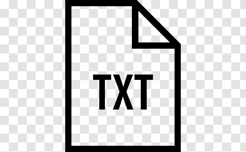 .exe Executable - Monochrome - TXT File Transparent PNG