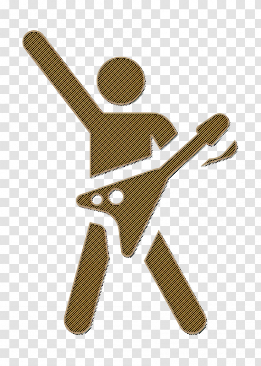 Orchestra Icon Electric Guitar Icon Musician Human Pictograms Icon Transparent PNG