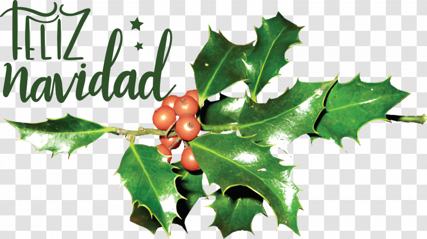 Feliz Navidad Merry Christmas Transparent PNG