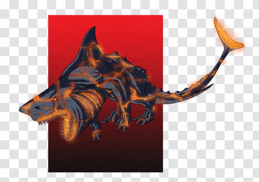 Shark Drawing Dog Lava - Mythical Creature Transparent PNG