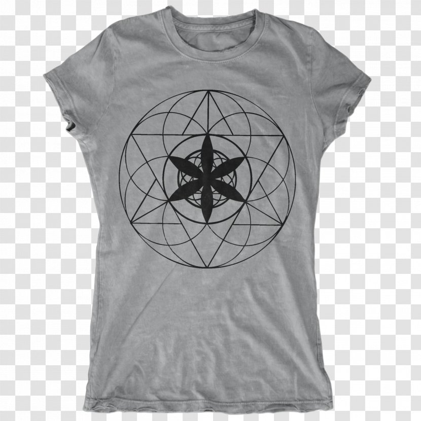 T-shirt Hoodie Sleeve Top - Geometry - Sacred Transparent PNG