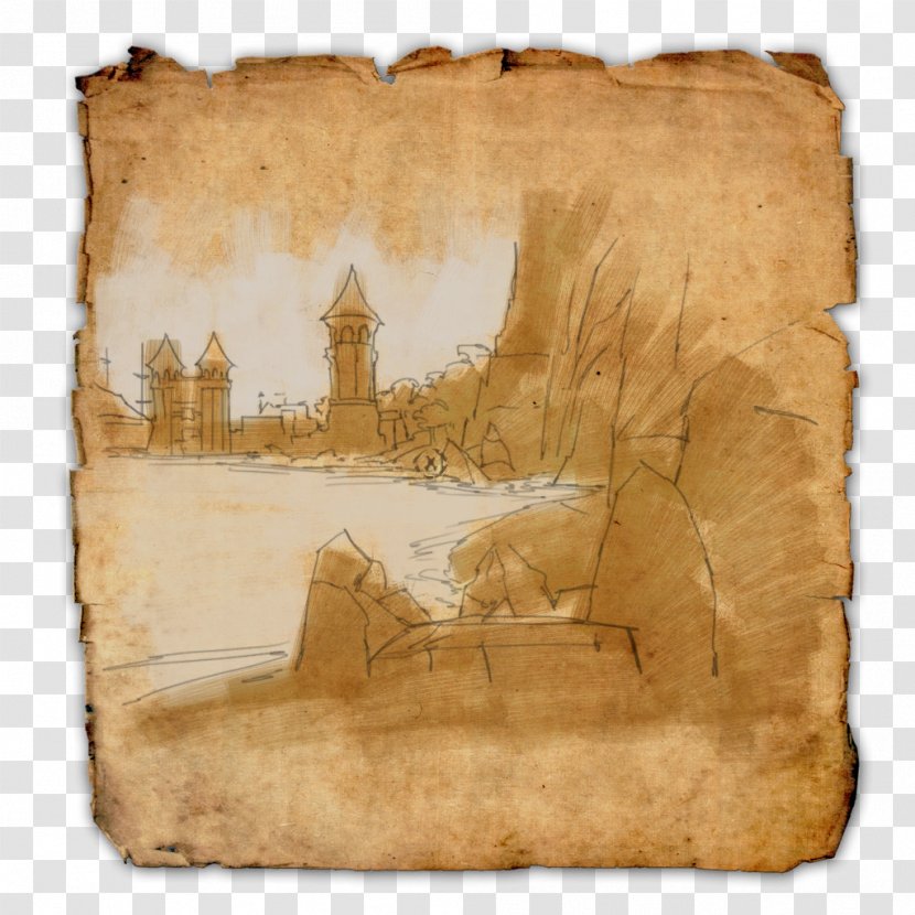 Treasure Map The Elder Scrolls Online: Tamriel Unlimited Buried - Piracy - Old Transparent PNG