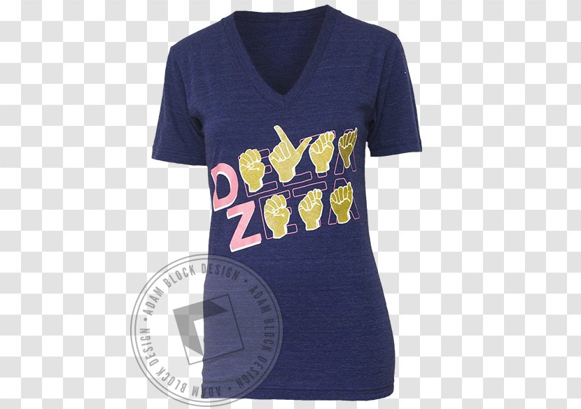 T-shirt Delta Zeta Clothing Hoodie - Tshirt - Burgundy Chevron 1 Transparent PNG