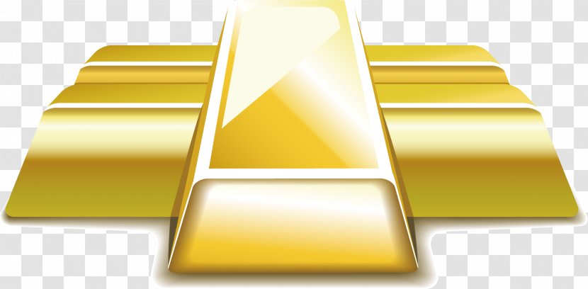 Gold Bar Icon - Vecteur - Bullion Picture Transparent PNG