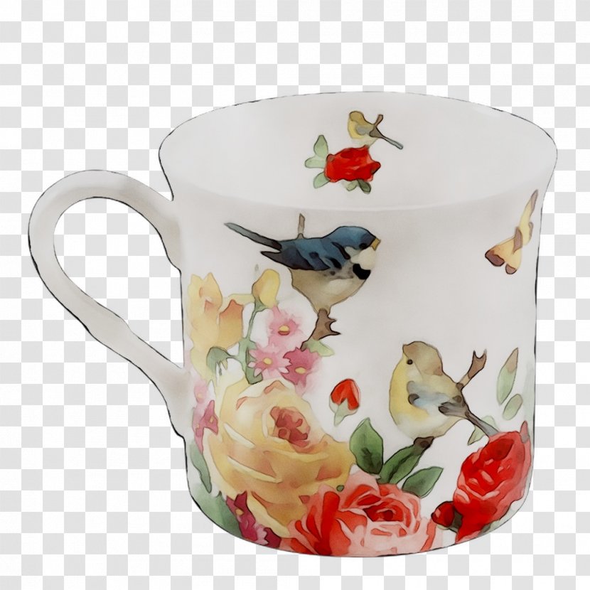 Coffee Cup Mug M Porcelain Saucer - Hummingbird - Bird Transparent PNG