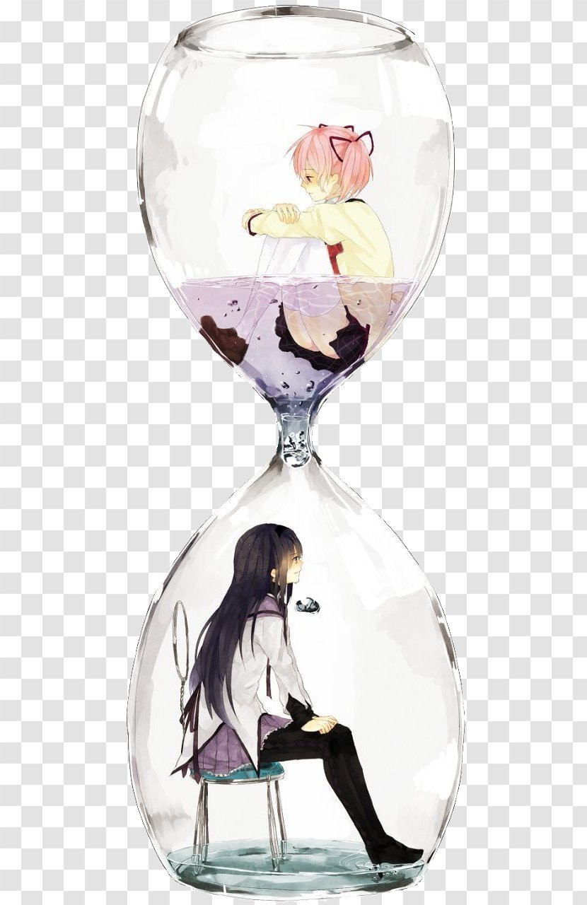 Homura Akemi Madoka Kaname Sayaka Miki Mami Tomoe Kuran - Tree - Hourglass Transparent PNG