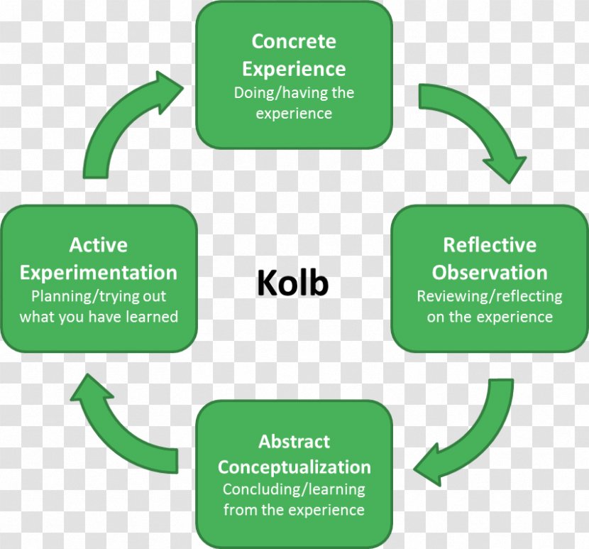 Reflective Practice Mentorship Learning Theory Professional Development - Communication - David A Kolb Transparent PNG