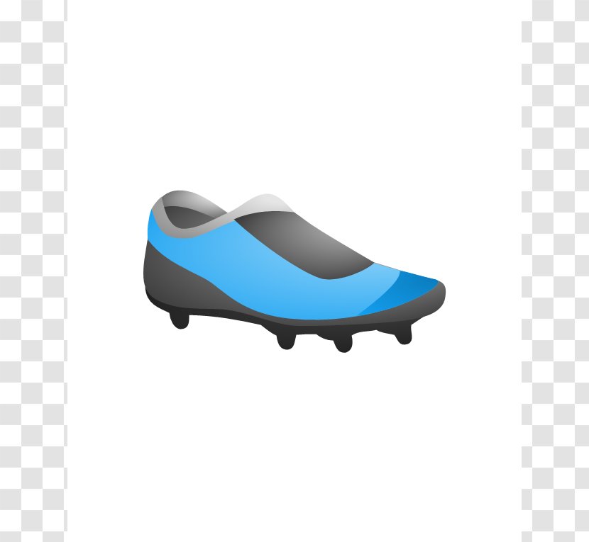 Shoe Footwear Electric Blue Cobalt Sneakers - Sporting Goods - How To Draw A Soccer Goal Transparent PNG