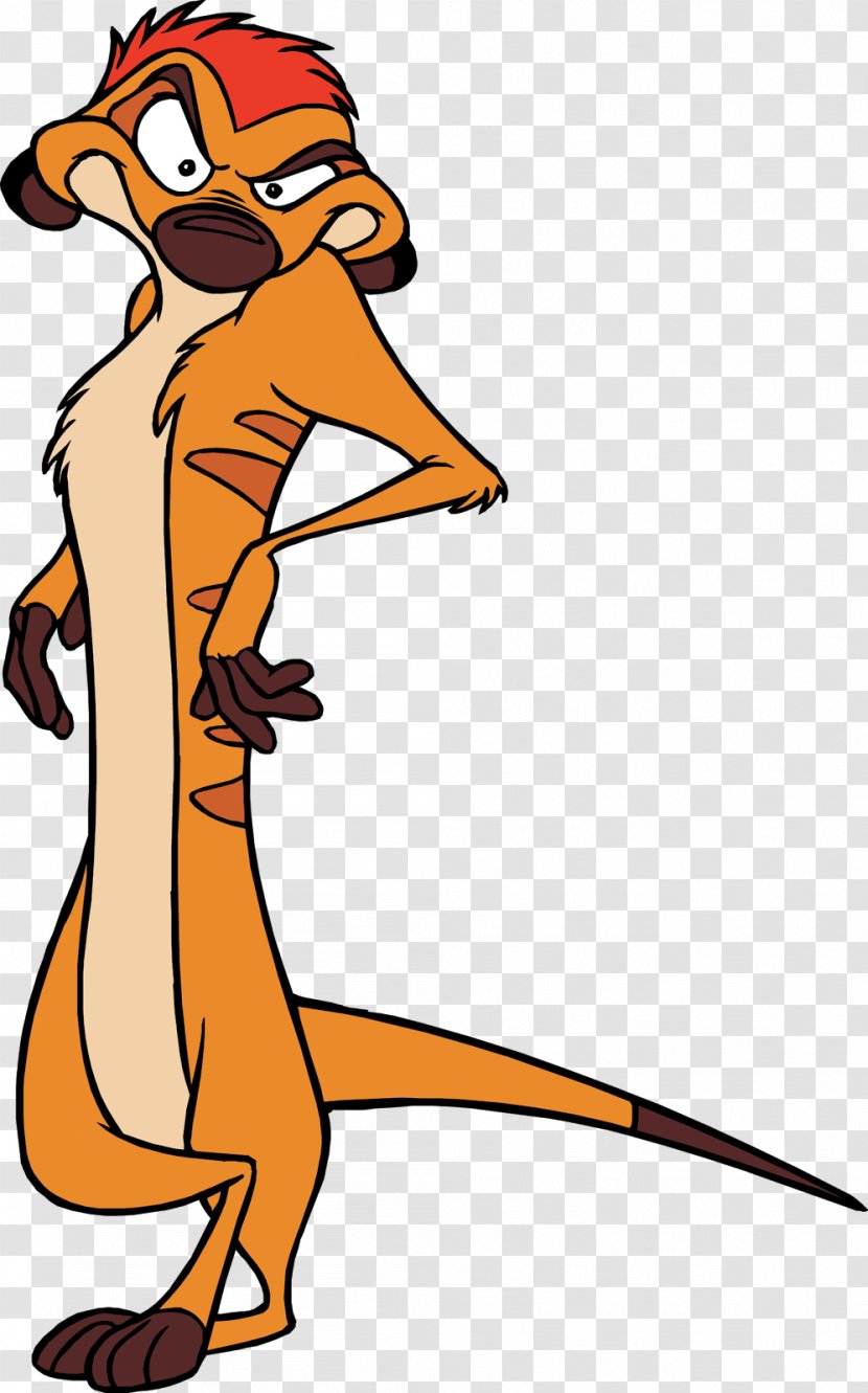Meerkat Timon And Pumbaa Clip Art - Wildlife - Cartoon Characters Transparent PNG