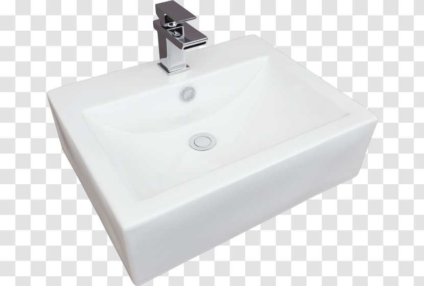 Kitchen Sink Ceramic Countertop - Bathroom Sinks Countertops Transparent PNG