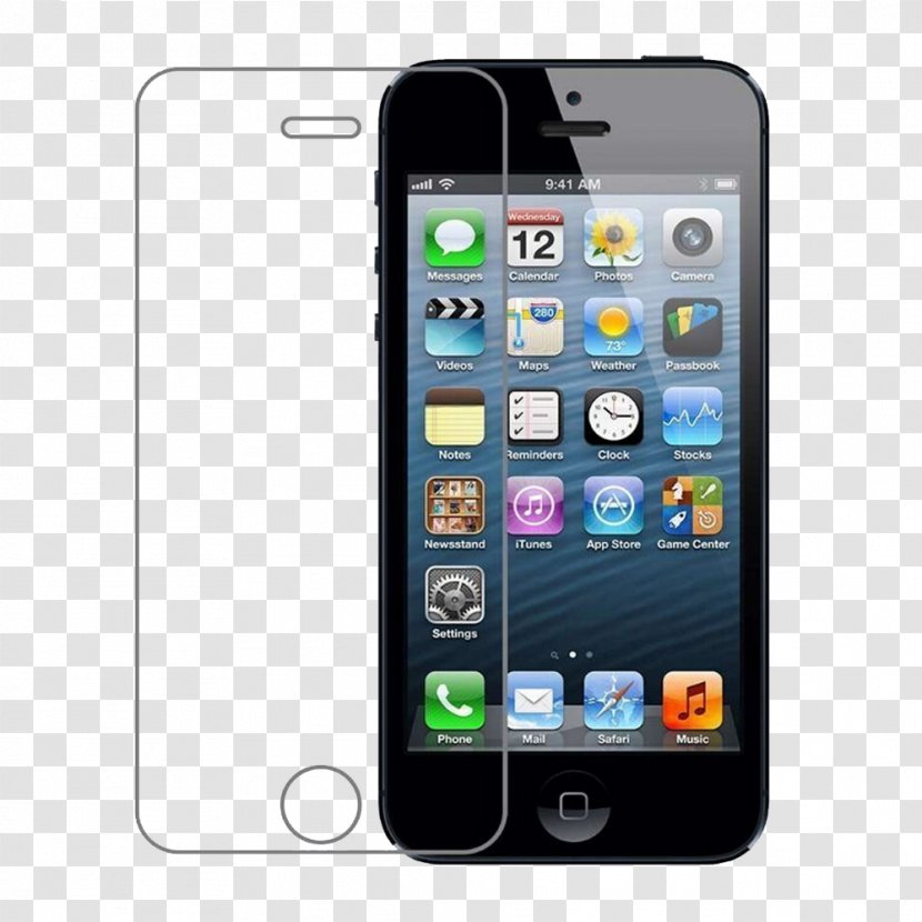 IPhone 5s 4S Screen Protectors - Portable Media Player - Apple Transparent PNG