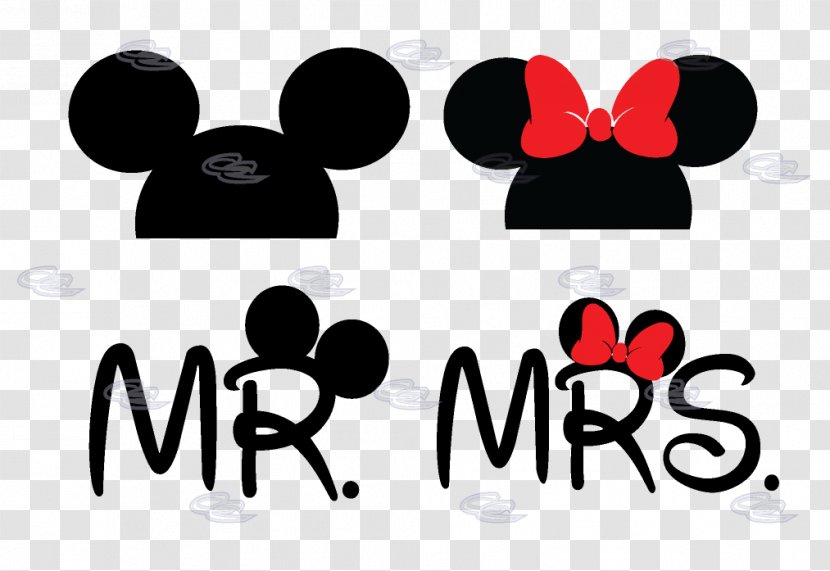 Mickey Mouse Minnie T-shirt Hoodie Mrs. - Frame - Mr Transparent PNG