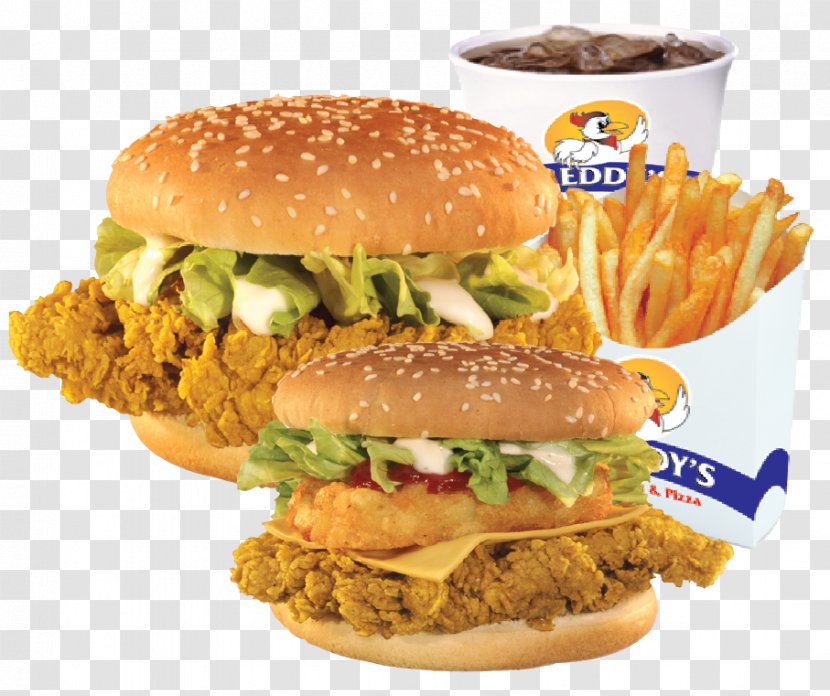 Hamburger Veggie Burger Fast Food Cheeseburger Chicken Sandwich - Germ Transparent PNG