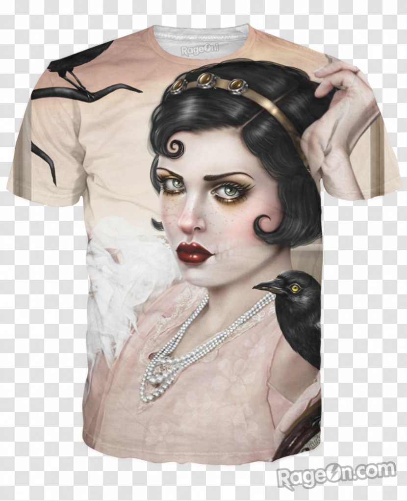 T-shirt Artist Sleeve Blouse - Neck Transparent PNG