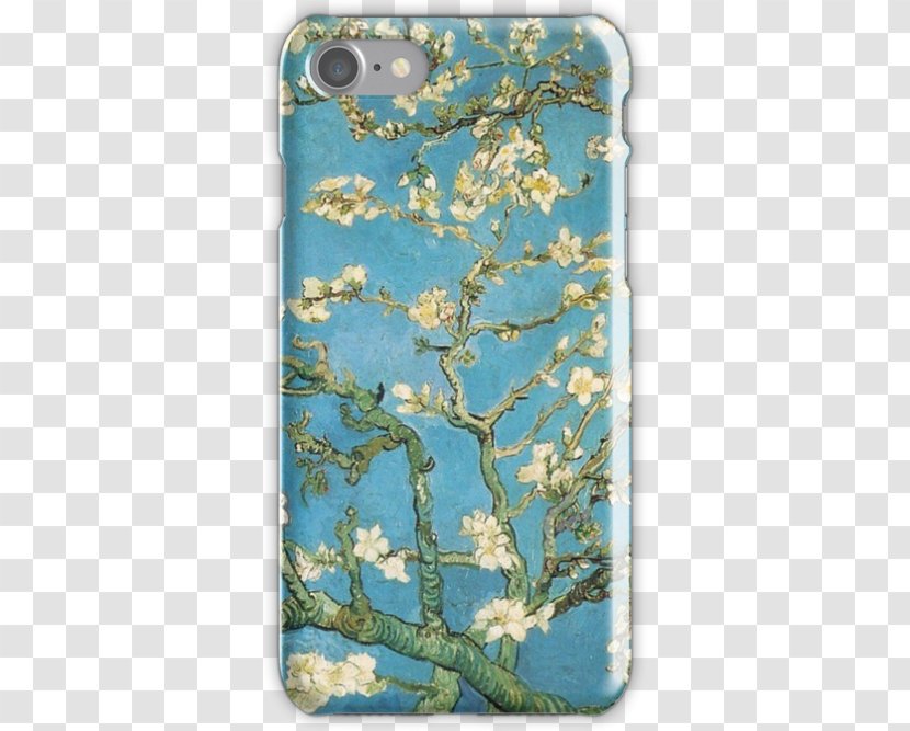 Almond Blossoms Irises The Starry Night Van Gogh Museum Painting Transparent PNG