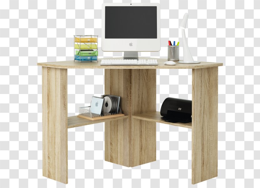 Computer Desk Wood Office Hutch - Table Transparent PNG