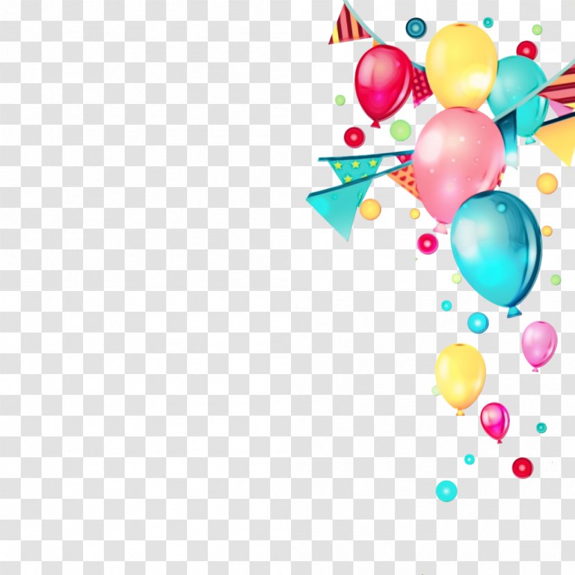 Birthday Party Background - Confetti Supply Transparent PNG