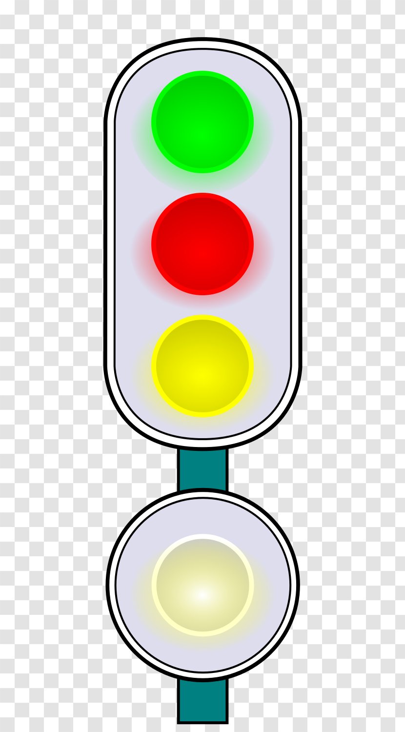 Green Traffic Light Clip Art - Semaforo Transparent PNG