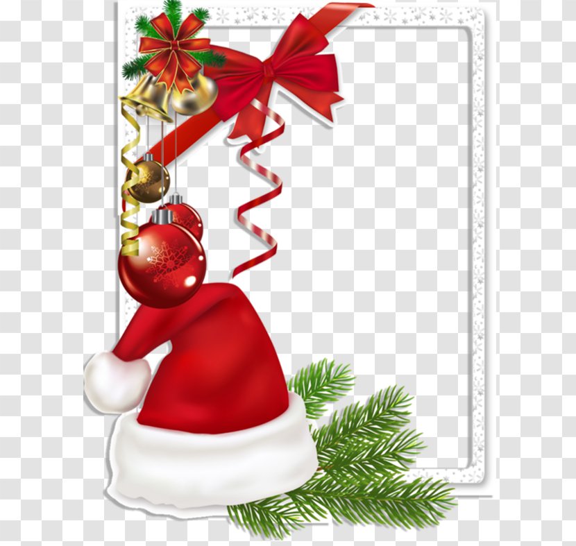 Santa Claus Christmas Clip Art - Hats Border Transparent PNG