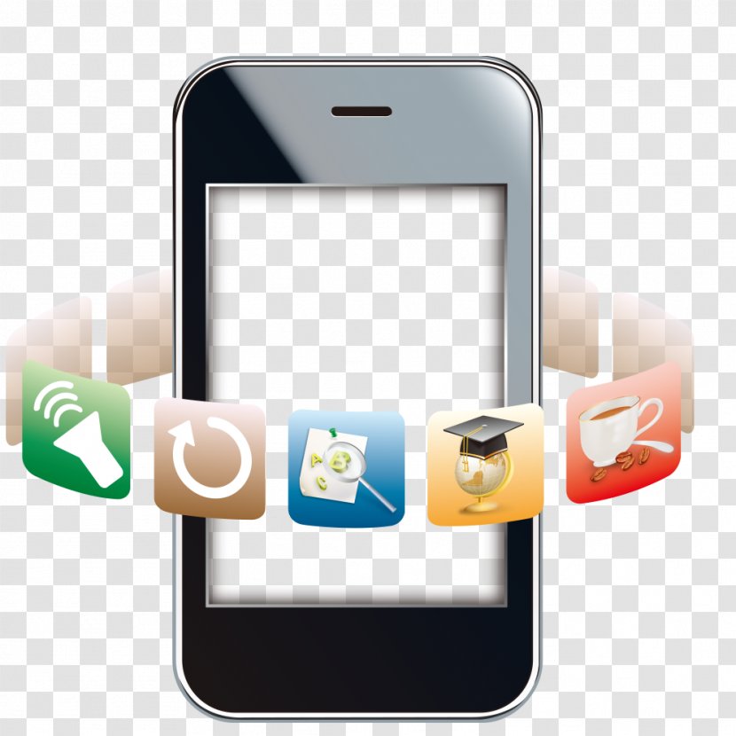 Smartphone Poster - Gadget - Creative Mobile Phone Transparent PNG