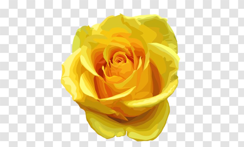 Rose Yellow Clip Art - Cut Flowers - Transparent Image Transparent PNG