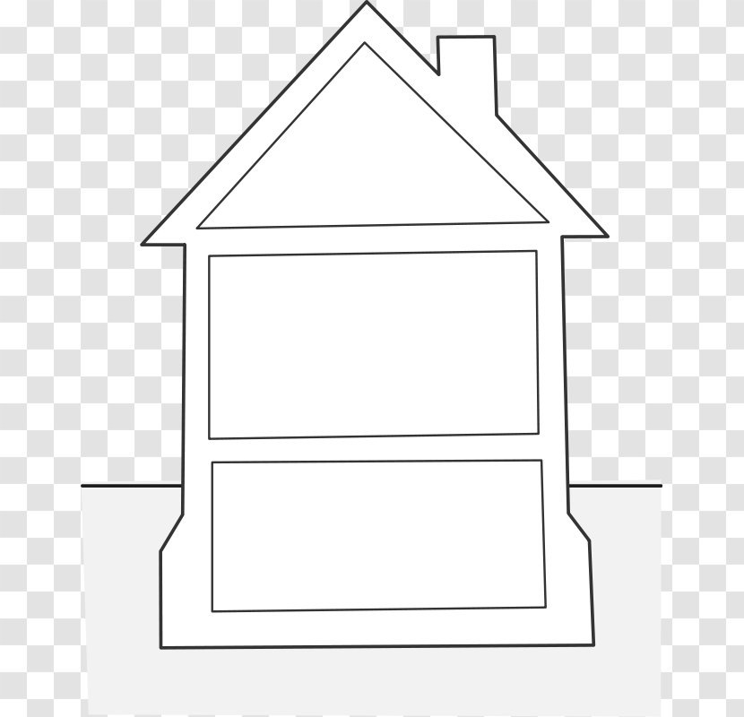 House Drawing Diagram Clip Art - Area - Building Elevation Transparent PNG