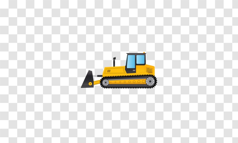 Bulldozer Caterpillar Inc. Excavator Clip Art - Vehicle - Hand-painted Pictures Transparent PNG