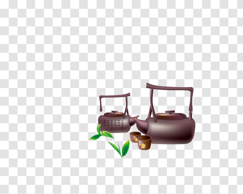 Yixing Clay Teapot - Free Buckle Transparent PNG