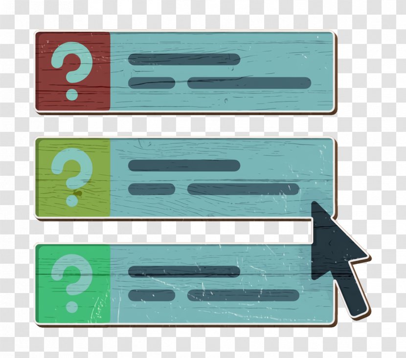 Questions Icon E-Learning Help - Rectangle - Green Transparent PNG