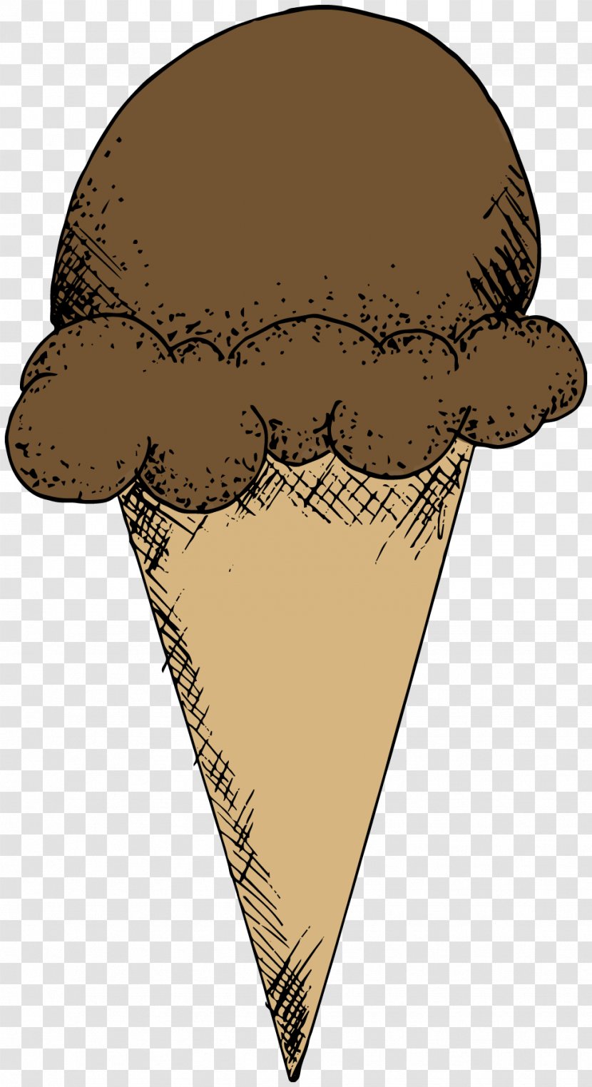 Ice Cream Cones Animated Cartoon - Food - Doodle Brush Transparent PNG