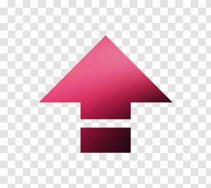 Triangle Pink M Product Design Font - Symbol - Logo Transparent PNG