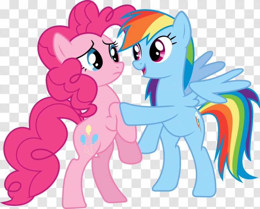 Pinkie Pie Rainbow Dash Rarity Applejack Pony - Frame - My Little Transparent PNG