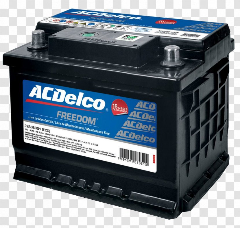 Car ACDelco Electric Battery Automotive Ampere Hour - Volt Transparent PNG