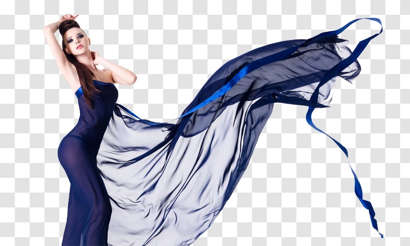 Fashion Cobalt Blue Shoulder Moda Health Beauty - Silhouette - Tree Transparent PNG
