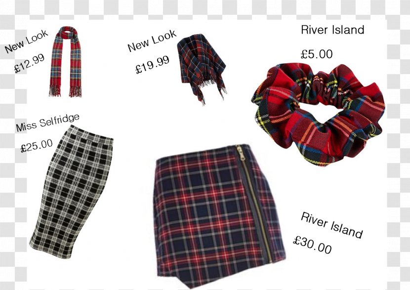 Tartan Kilt Necktie Pattern - Tree - Rita Ora Transparent PNG