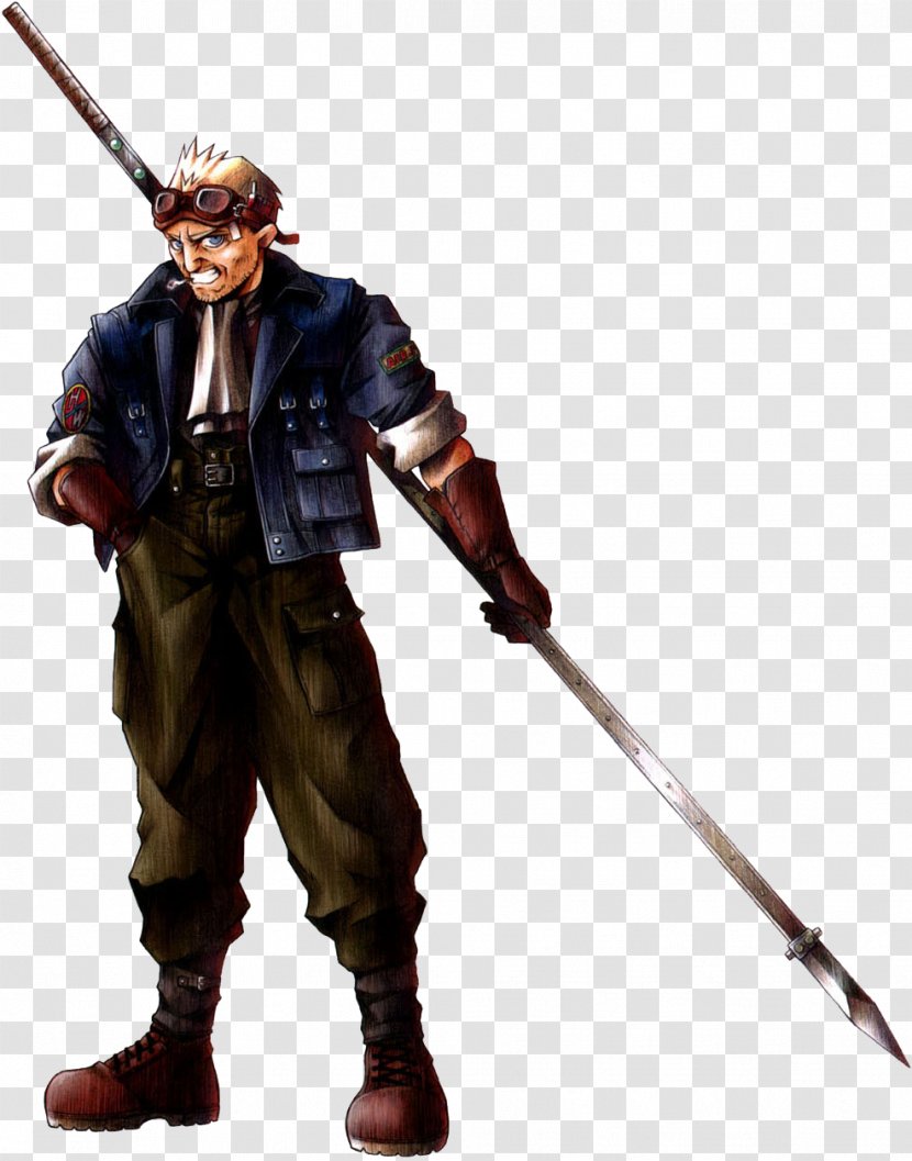 Dirge Of Cerberus: Final Fantasy VII Barret Wallace Cid Highwind XIII-2 - Action Figure - Kingdom Hearts Transparent PNG