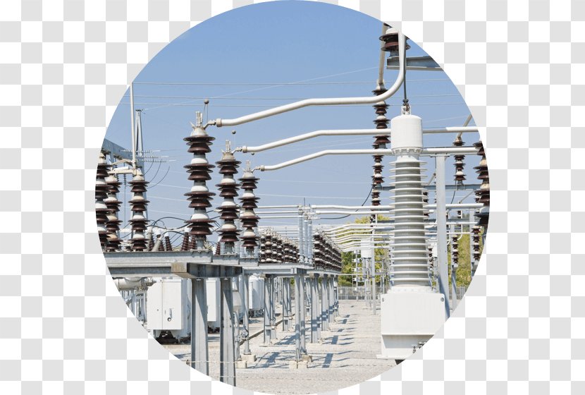 Electrical Substation Electricity Grid High Voltage Electric Power - Thermal Energy Transparent PNG
