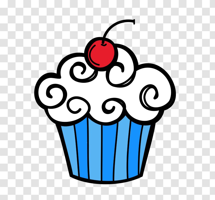 Cupcake Muffin Birthday Cake Clip Art - Creative Holiday Cards Transparent PNG
